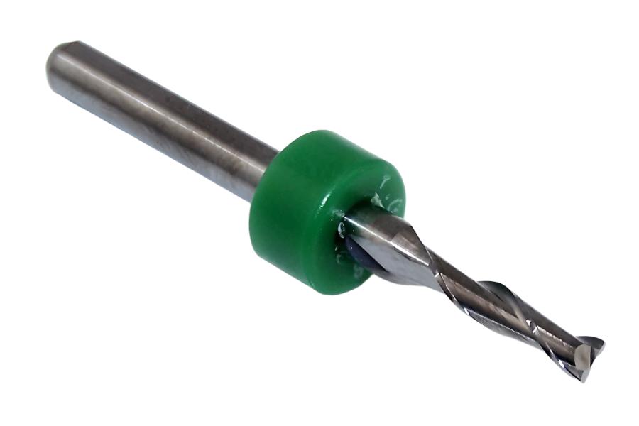 1600.0938.390 Kyocera 3/32" Carbide End Mill 2 Flute SQ .390"Flute .125" Shank .0938" Diameter