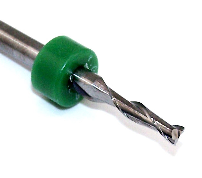 1600.0938.390 Kyocera 3/32" Carbide End Mill 2 Flute SQ .390"Flute .125" Shank .0938" Diameter