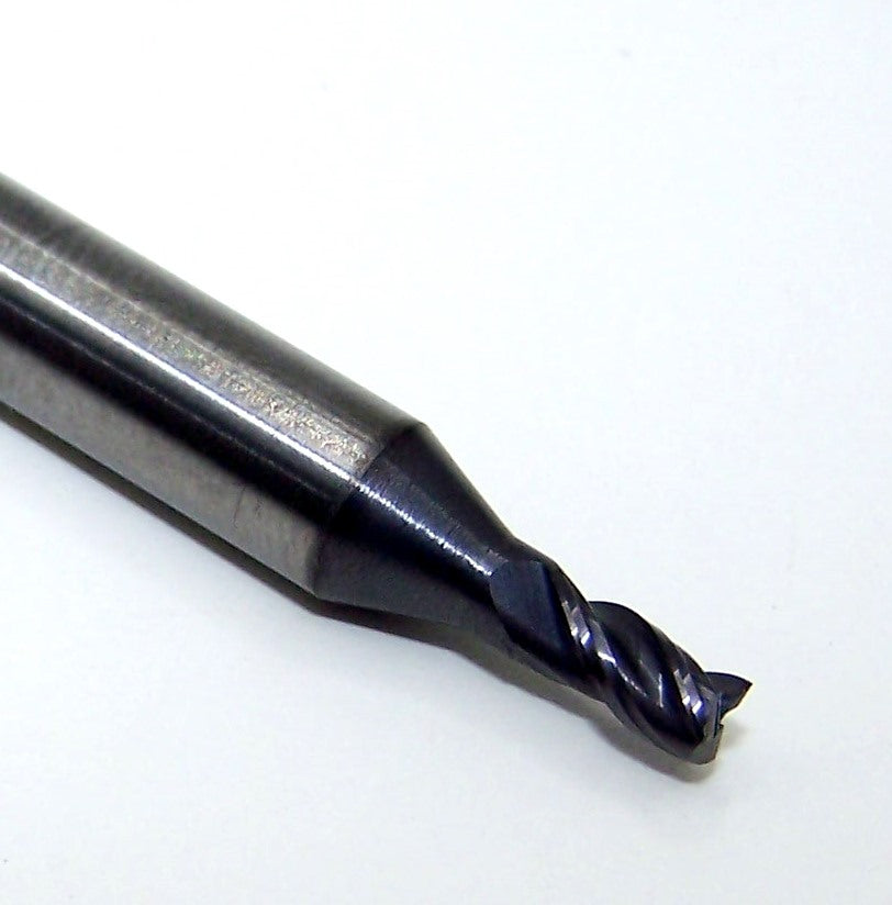 UEDE0125J3AS KC643M Kennametal 1/8" Carbide 3 Flute End Mill 1/4" Shank .125" Diameter .2031" Flute 1.50" Length .250" Shank GoMIll 4169513