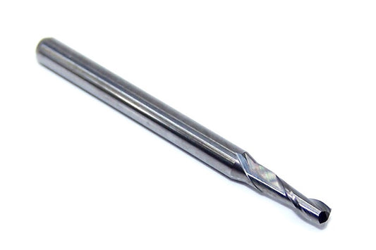 1612-0900.270CR Kyocera .0900" Carbide 2 Flute End Mill .010" Radius .0900" Diameter .270" Flute 1.50" Length .125" Shank