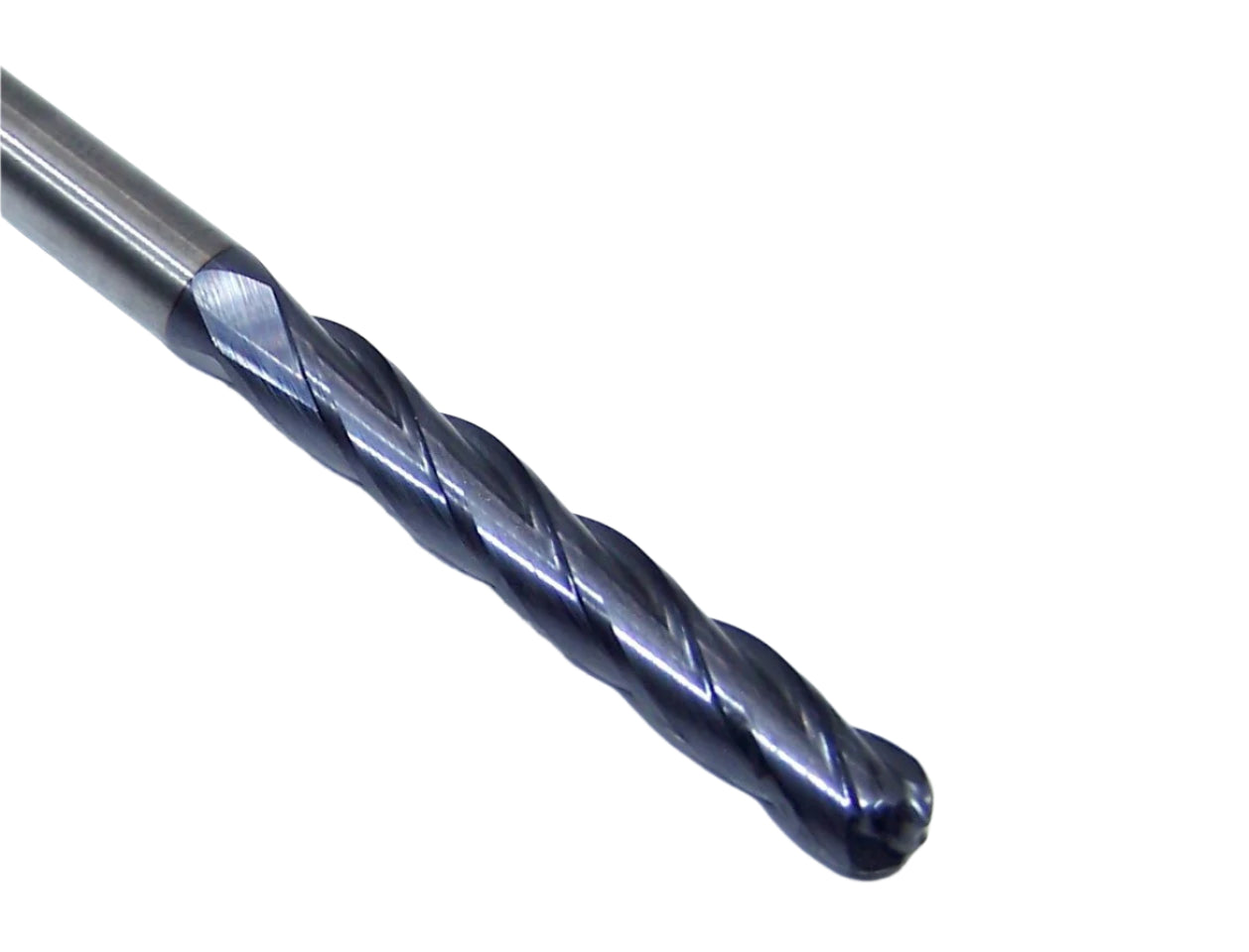 4BN0250IL150A KC633M Kennametal 1/4" Carbide 4 Flute End Mill Long Ball End .250" Diameter 1.50" Flute 4.0" Length .250" Shank 5824522