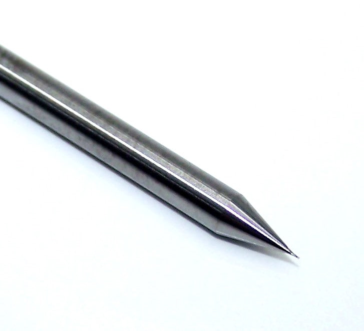 0.0060" CARBIDE END MILL 2 FLUTE .0060" DIA .009" LOC - KYOCERA SGS 00302 image 2