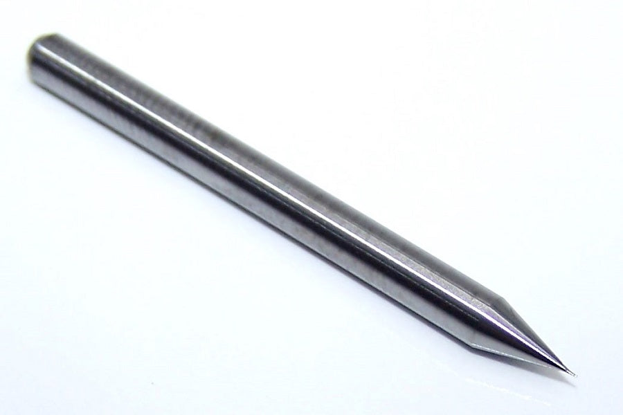 0.0060" CARBIDE END MILL 2 FLUTE .0060" DIA .009" LOC - KYOCERA SGS 00302 image 1