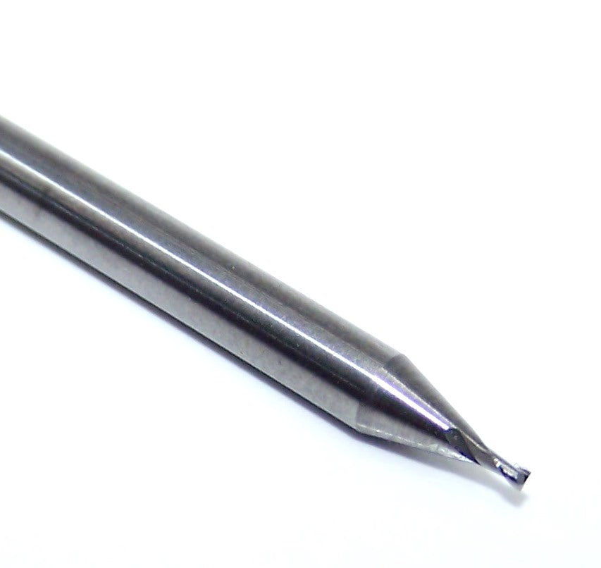 0.0310" CARBIDE END MILL 2 FLUTE 1/32" DIA .047"LOC- KYOCERA SGS 00327