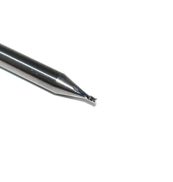 0.0310" CARBIDE END MILL 4 FLUTE 1/32" DIA .047"LOC- KYOCERA SGS 00398