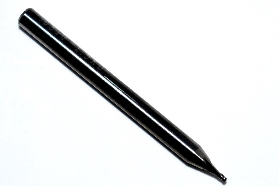 00766 Kyocera SGS 1/32" Carbide 4 Flute Ball End Mill .031" Diameter .047" Flute 1.5" Length .125" Shank