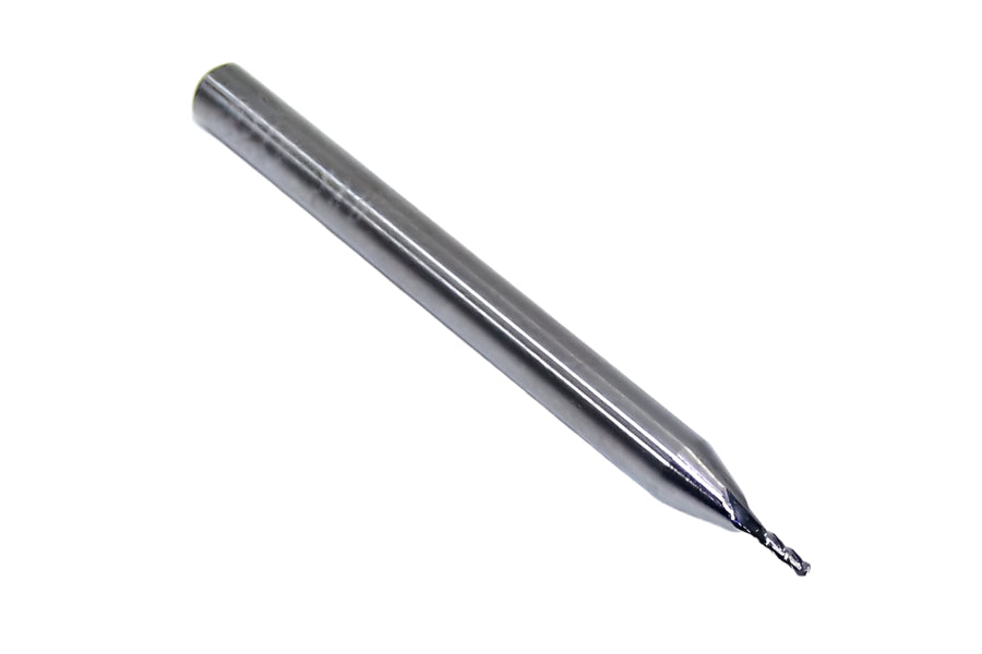 00908 Kyocera SGS 1/32" Carbide 4 Flute Ball End Mill .031" Diameter .093" Flute 1.5" Length .125" Shank