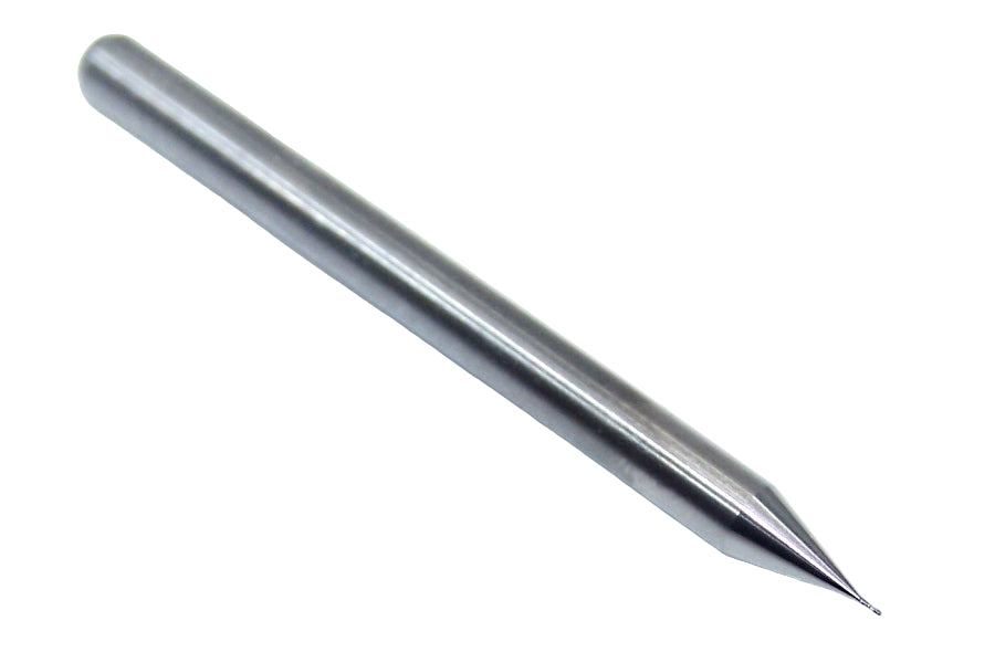 01823 Kyocera SGS 0.20mm Carbide Micro End Mill .0079" Diameter .0236" Flute 1.50" Length .1181" Shank