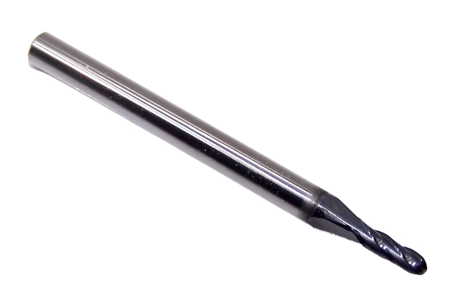 02629 Kyocera SGS 5/64" Carbide 4 Flute Ball End Mill AlTiN .0781" Diameter .234" Flute 1.5" Length .125" Shank