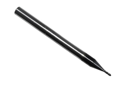 03166 Kyocera SGS 1/32" Carbide 4 Flute Ball End Mill AlTiN  .031" Diameter .093" Flute 1.5" Length .125" Shank