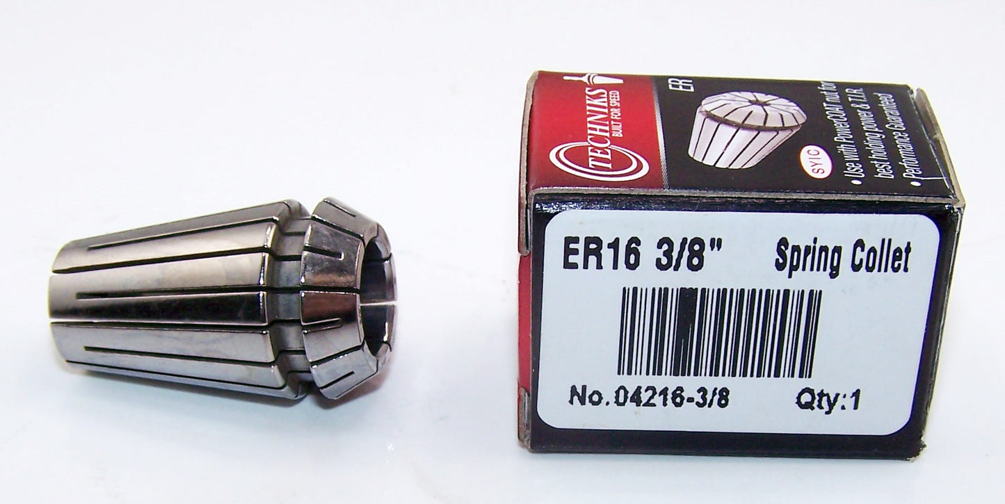 04216-3/8 Techniks ER16 3/8" Precision Spring Collet