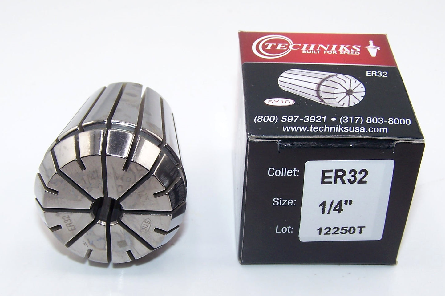 04232-1/4 Techniks ER32 1/4" Precision Spring Collet