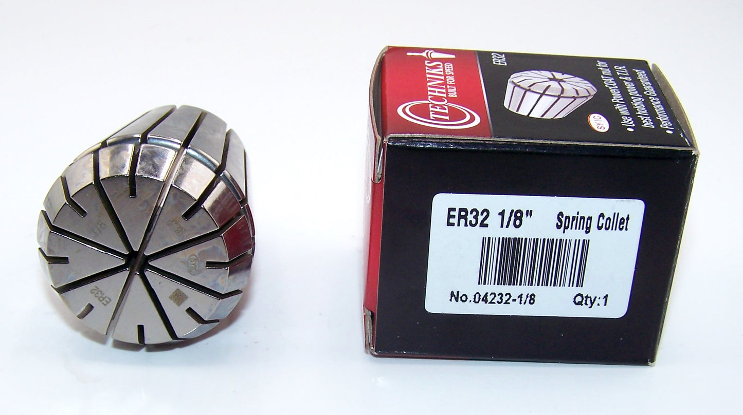 04232-1/8 Techniks ER32 1/8" Precision Spring Collet