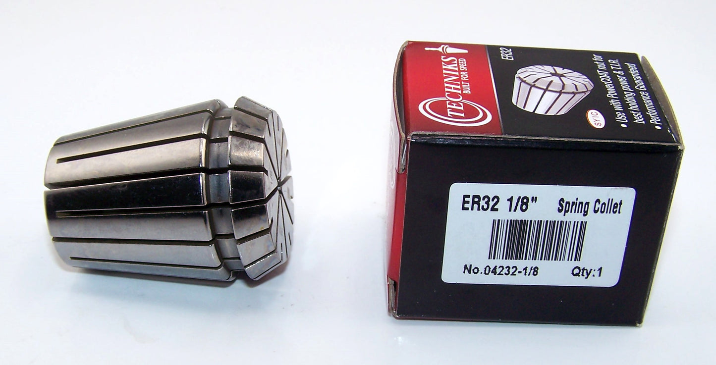 04232-1/8 Techniks ER32 1/8" Precision Spring Collet