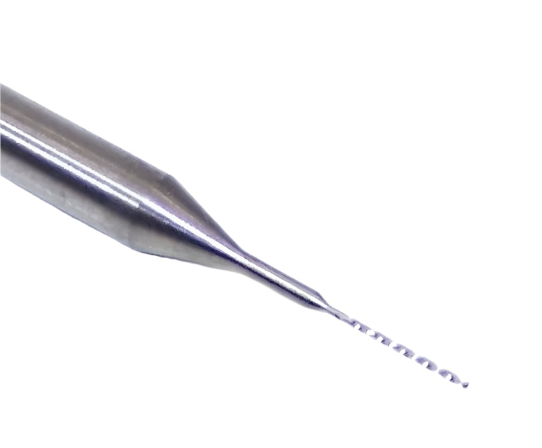 07278 Kyocera SGS #79 Carbide Drill 2 FLUTE 0.0145" Diameter .225" Flute 1.50" Length .125" Shank 130° Point