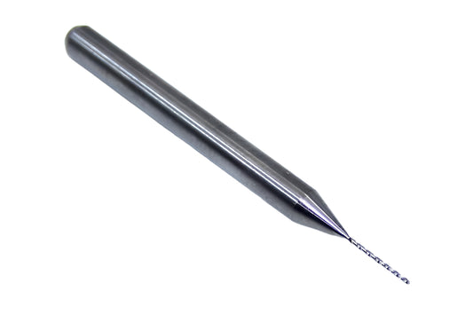07284 Kyocera SGS #78 Carbide Drill 2 FLUTE 0.0160" Diameter .250" Flute 1.50" Length .125" Shank 130° Point