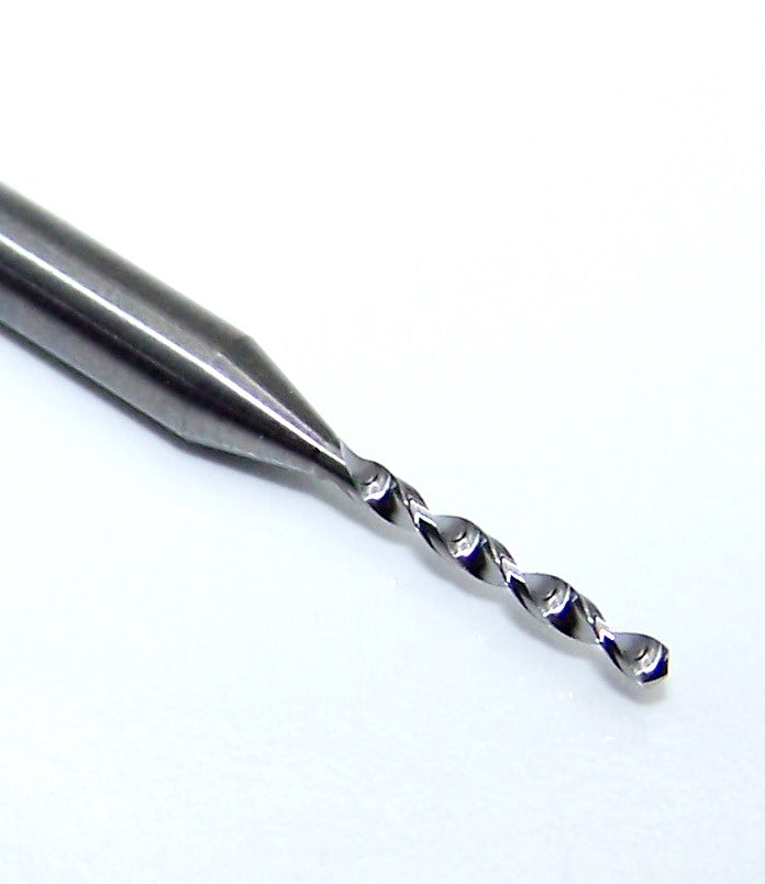 07329 Kyocera SGS 3/64" Carbide Drill 2 FLUTE 0.0469" Diameter .400" Flute 1.50" Length .125" Shank 130° Point