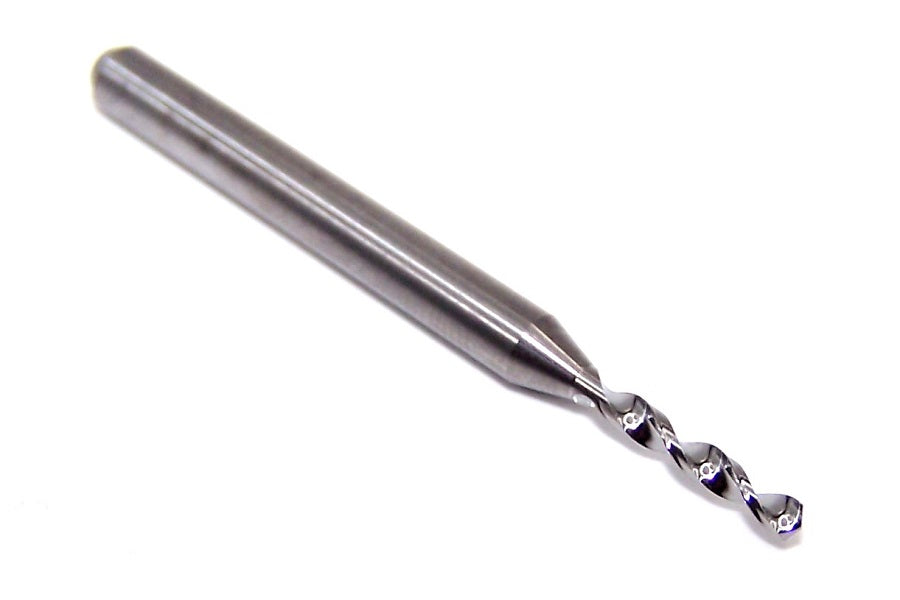 07342 Kyocera SGS 1.60mm Carbide Drill 2 FLUTE .0630" Diameter .400" Flute 1.50" Length .125" Shank 130° Point