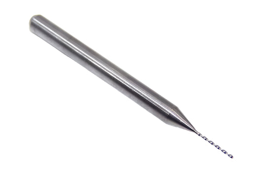 07766 SGS 0.47mm Carbide Drill 2 Flute 0.0185" Diameter .252" Flute 1.50" Length .118 Shank 130° Point M226