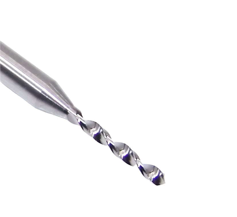 07870 SGS 1.38mm Carbide Drill 2 Flute 0.0543" Diameter .400" Flute 1.50" Length .118 Shank 130° Point M226