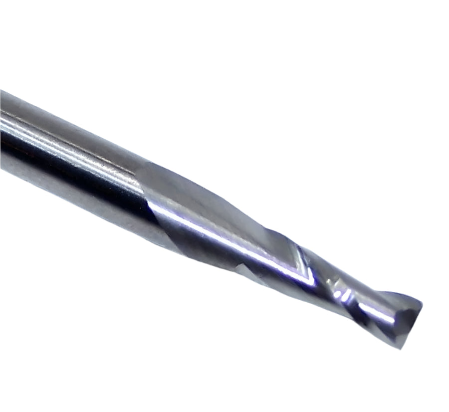 08586 Kyocera SGS .0950" Carbide 2 Flute End Mill .010" Radius .090" Diameter .285" Flute 1.50" Length .125" Shank
