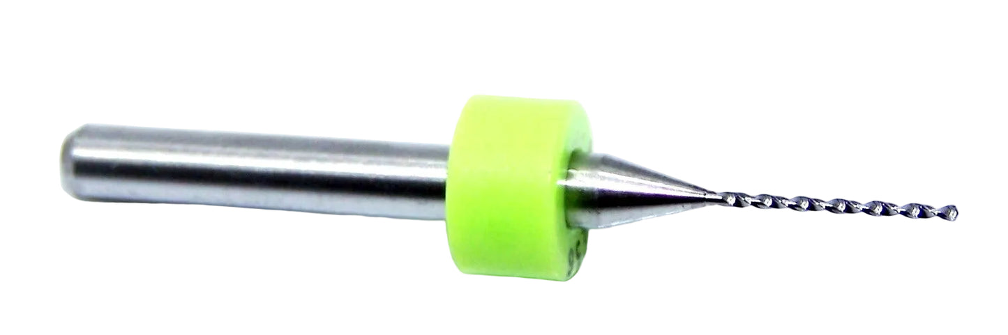 100.0256.400 Kyocera 0.65mm Carbide 2 Flute Drill PCB Type .0256" Diameter .400" Flute 1.50" Length .125" Shank 130° Point