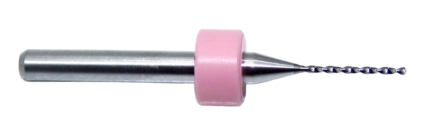 100.0295.400 Kyocera 0.75mm Carbide 2 Flute Drill PCB Type .0295" Diameter .400" Flute 1.50" Length .125" Shank