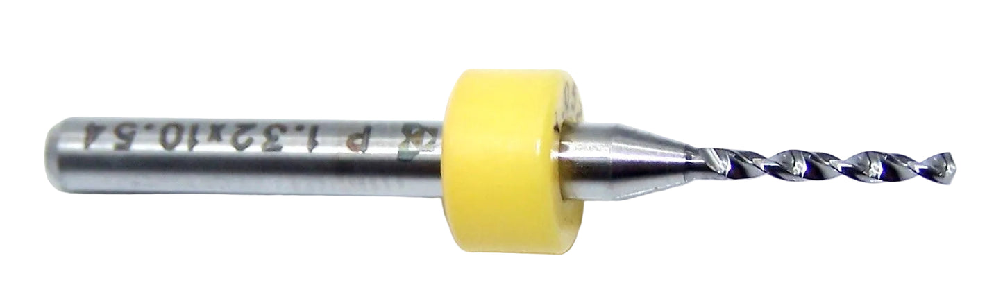 100.0520.400 Kyocera #55 Carbide 2 Flute Drill PCB Type .0520" Diameter .400" Flute 1.50" Length .125" Length 130° Point