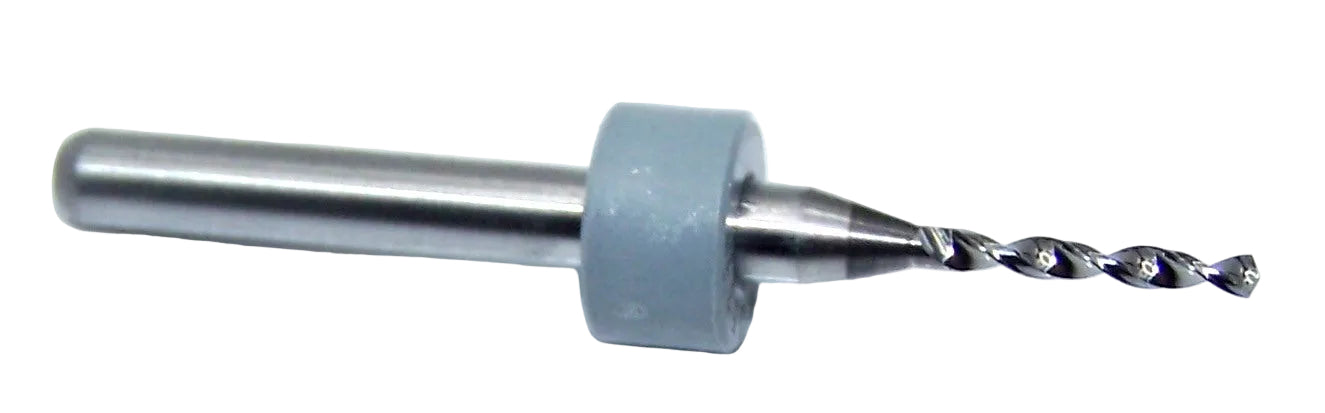 100.0531.400 Kyocera 1.35mm Carbide 2 Flute Drill PCB Type .0531" Diameter .400" Flute 1.50" Length .125" Length 130° Point