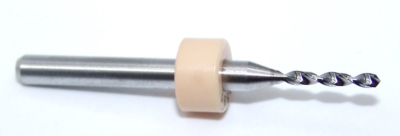 100.0591.400 Kyocera 1.50mm Carbide 2 Flute Drill PCB Type .0591" Diameter .400" Flute 1.50" Length .125" Shank 130° Point