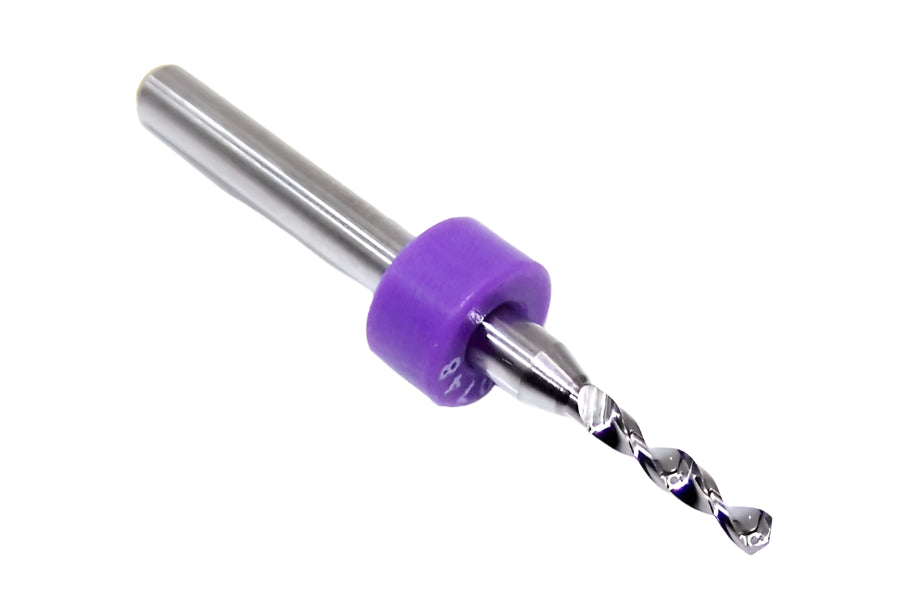 100.0748.400 Kyocera 1.90mm Carbide 2 Flute Drill PCB Type .0748" Diameter .400" Flute 1.50" Length .125" Shank