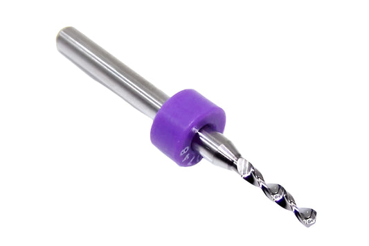 100.0748.400 Kyocera 1.90mm Carbide 2 Flute Drill PCB Type .0748" Diameter .400" Flute 1.50" Length .125" Shank