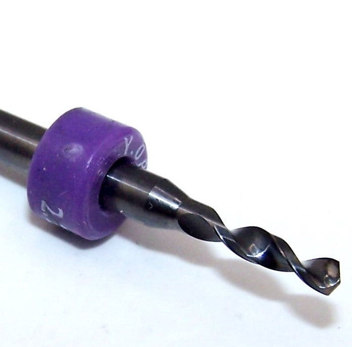 100.0846.400 Kyocera 2.15mm Carbide 2 Flute Drill PCB Type Solid Carbide .0846" Diameter .400" Flute 1.50" Length .125 Shank