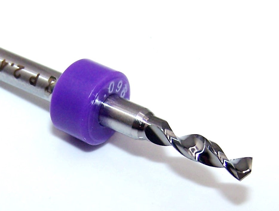 100.0960.400 Kyocera #41 Carbide PCB Drill .0960" Diameter .400" Flute 1.50" Length .125"Shank