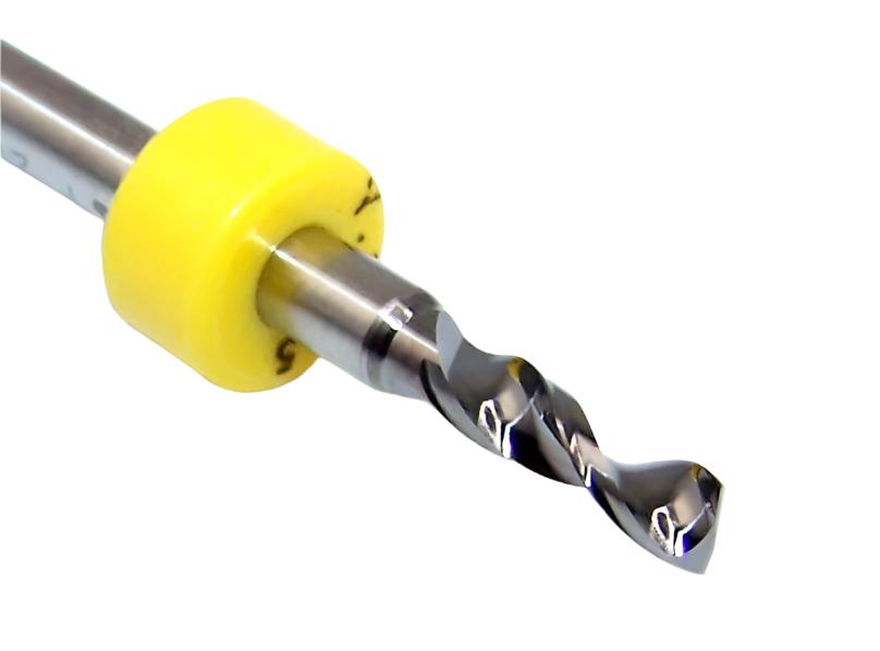 100.1065.400 Kyocera #36 Carbide 2 Flute Drill PCB Type .400" Diameter .400" Flute 1.50" Length .125" Shank 165° Point