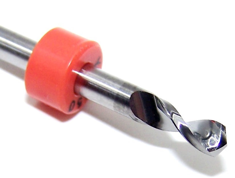 100.1250.394 Kyocera 1/8" Carbide PCB Drill .125" Diameter .394" Flute 1.50" Length .125" Shank 130° Point