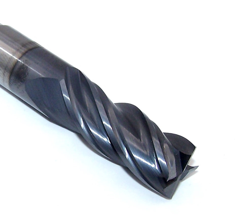 10158 Gorilla Mill 1/2" Carbide 4 Flute End Mill SQ .500" Diameter 1.25" Flute 3" Length .500" Shank GMX-35 Coat