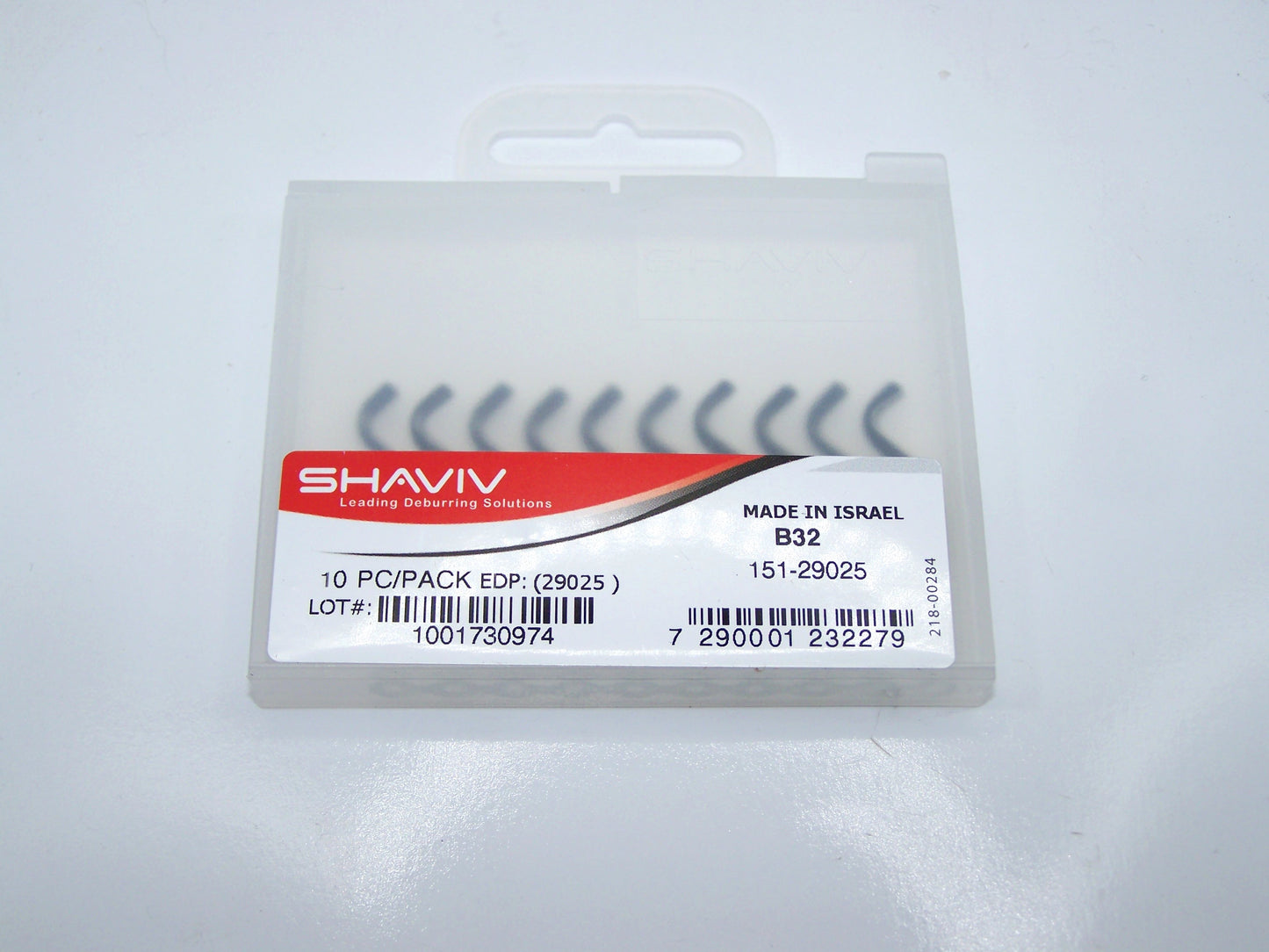 151-29025 Shaviv B32 High Speed Steel Hooked Deburr Blade 29025 (Pack of 10)