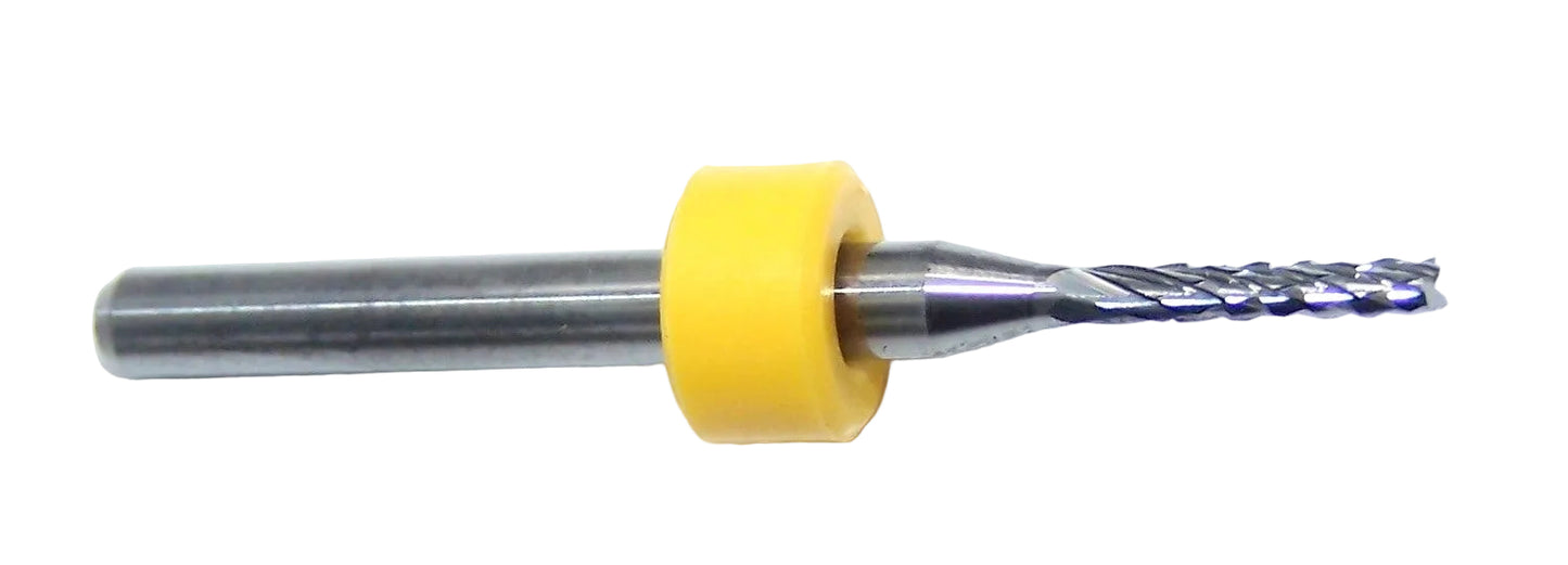 4150Q0630.276A1 Kyocera 1.60mm Diamond-Cut Carbide Router Burr Fishtail .0630" Diameter .276" Flute 1.50" Length .125" Shank