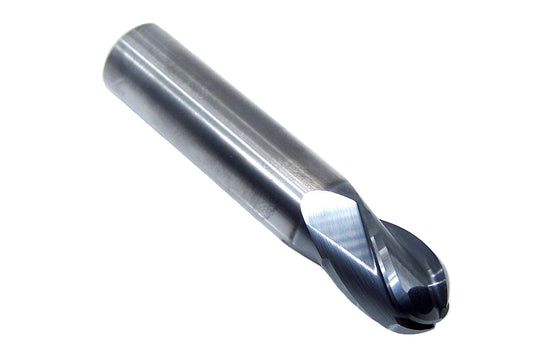 10268532 SECO 1/2" Carbide 4 Flute End Mill Ball SIRON-A Coated .500" Diameter .625" Flute 2.50" Length .500" Shank