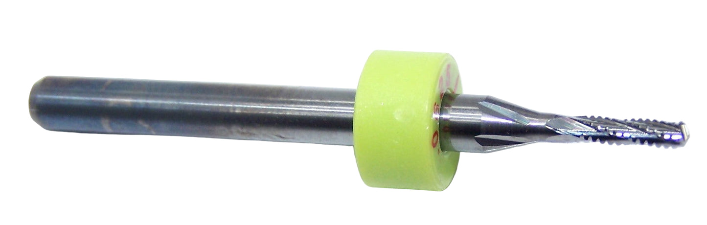 1300I0625A195B1 Kyocera 1/16" Carbide Chipbreaker Router Burr, Drill Point .0625" Diameter .195 Flute 1.50" Length .125" Shank