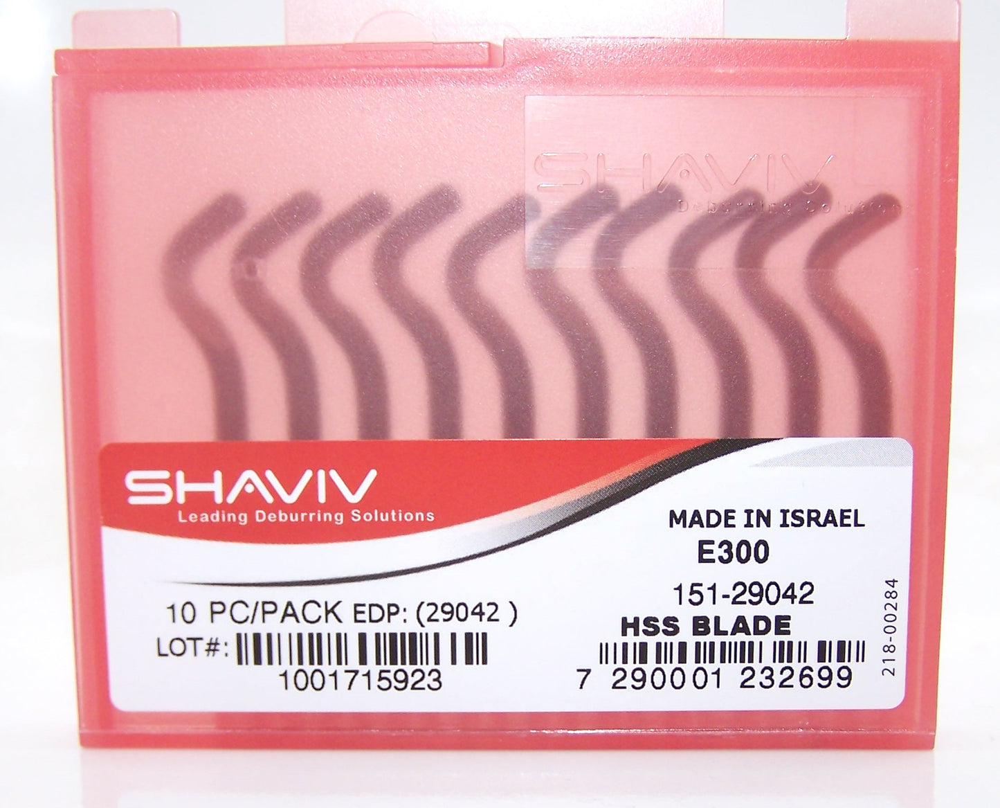 151-29042 Shaviv E300 Deburr Blade 29042 Bi-Directional (Pack of 10)