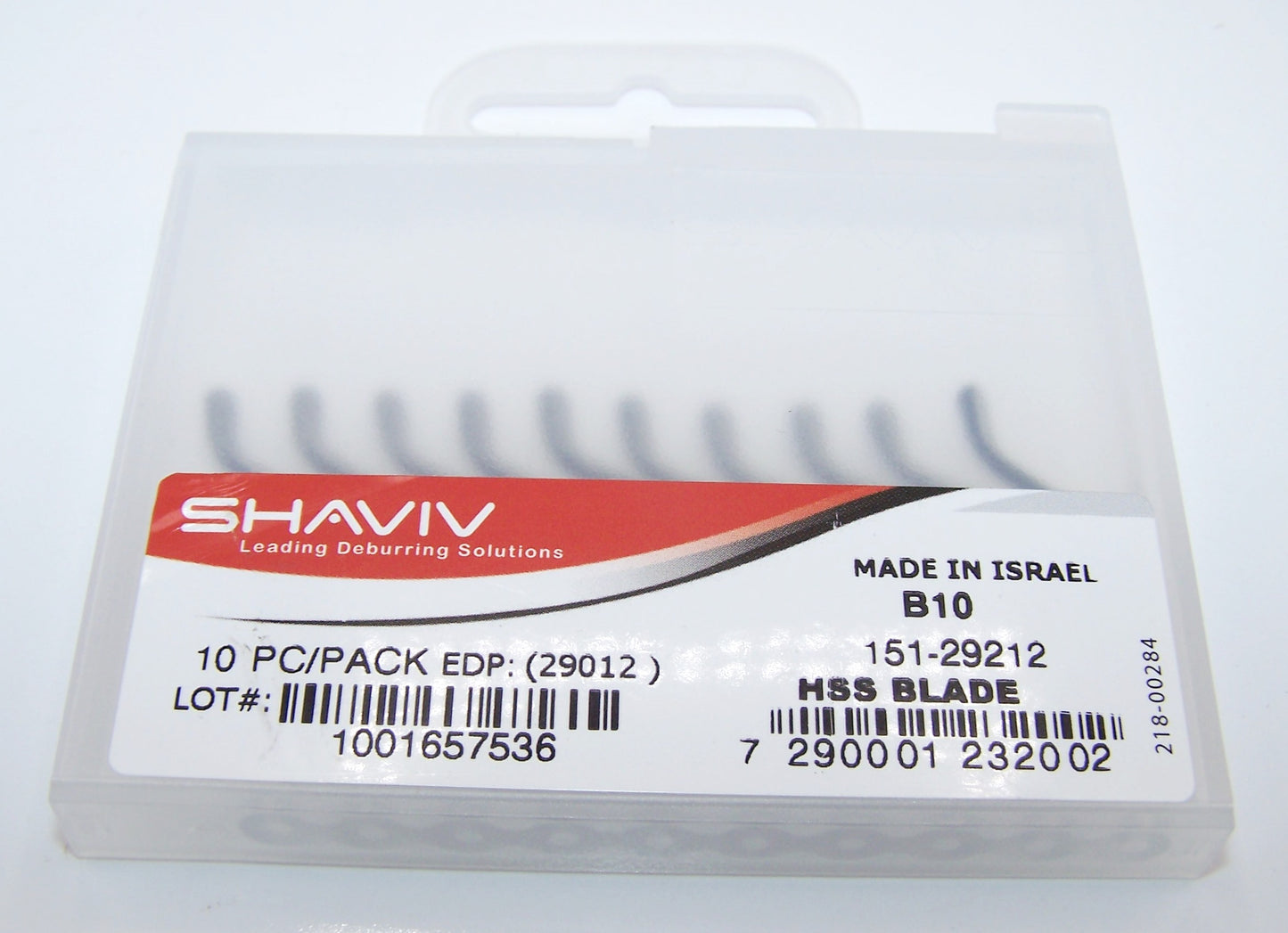 151-29212 Shaviv B10 29012 High Speed Steel Right Hand (Pack of 10)