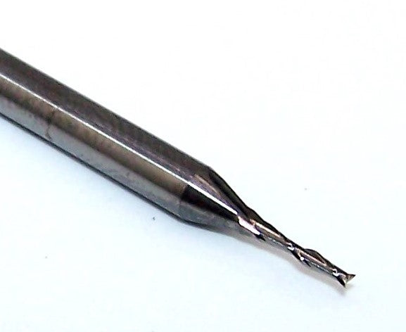 1600-0394.197J1 Kyocera 1.00mm Carbide 2 Flute End Mill .0394" Diameter .197" Flute 1.50" Length .125" Shank