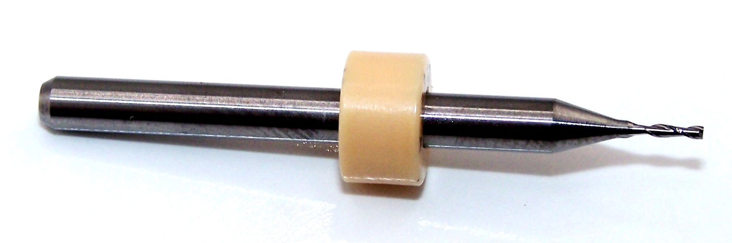 1600.0312.120 Kyocera 1/32" Carbide 2 Flute End Mill SQ .0312" Diameter .120" Flute 1.50" Length .125 Shank
