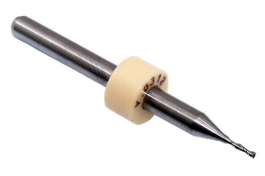 1600.0312.120 Kyocera 1/32" Carbide 2 Flute End Mill SQ .0312" Diameter .120" Flute 1.50" Length .125 Shank