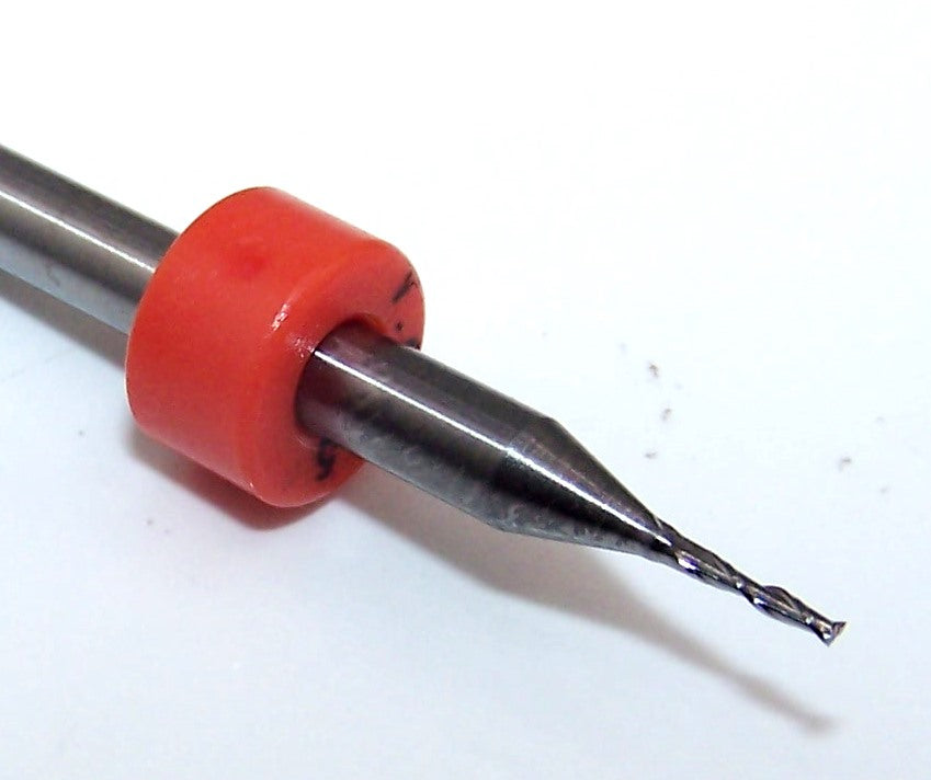 1600.0315.157 Kyocera 0.80mm Carbide 2 Flute End Mill .0315" Diameter .157" Flute 1.50" Length .125" Shank