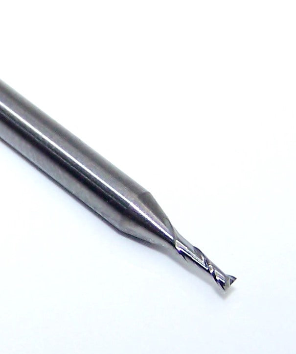 1610-0480.144 Kyocera 0.0480" Carbide 2 Flute End Mill .0480" Diameter .144" Flute 1.50" Length .125" Shank