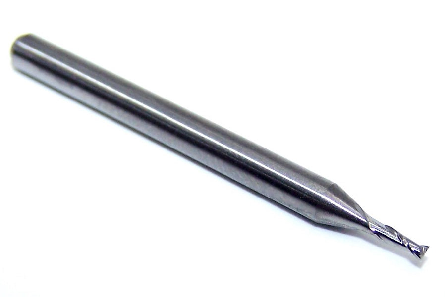 1610-0480.144 Kyocera 0.0480" Carbide 2 Flute End Mill .0480" Diameter .144" Flute 1.50" Length .125" Shank