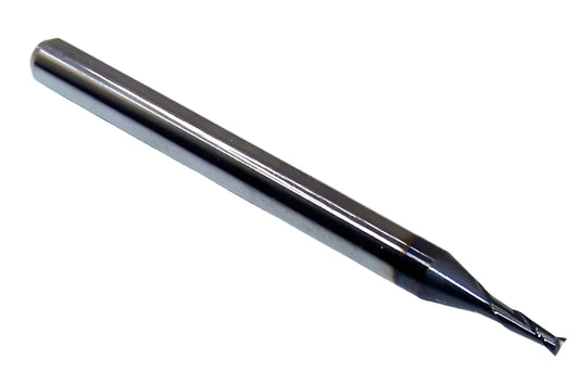 1610-0480L144 Kyocera 0.048" Carbide 2 Flute End Mill ALTiN Coated 0.0480" Diameter 0.1440" Flute 1.5" Length 0.125" Shank